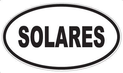 SOLARES - Oval Magnet