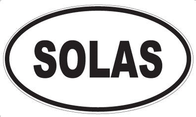 SOLAS - Oval Magnet