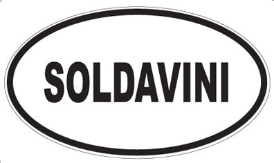 SOLDAVINI - Oval Magnet