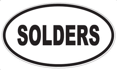 SOLDERS - Oval Magnet