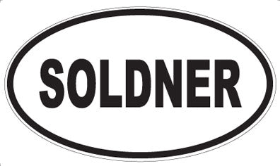 SOLDNER - Oval Magnet