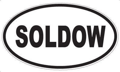 SOLDOW - Oval Magnet