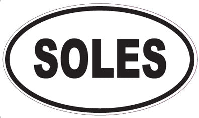 SOLES - Oval Magnet