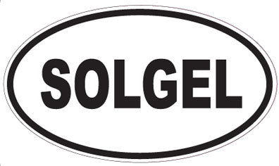 SOLGEL - Oval Sticker