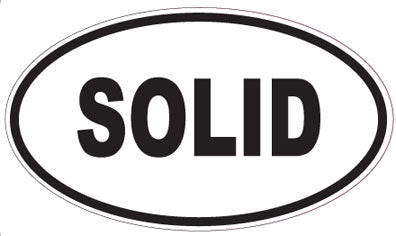 SOLID - Oval Magnet