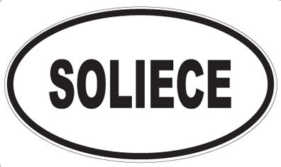 SOLIECE - Oval Sticker
