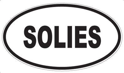 SOLIES - Oval Magnet