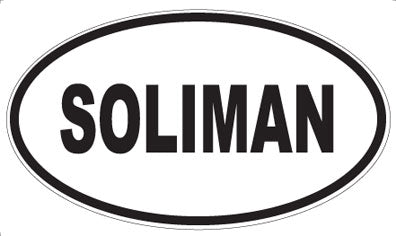 SOLIMAN - Oval Magnet