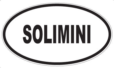SOLIMINI - Oval Sticker