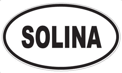 SOLINA - Oval Sticker