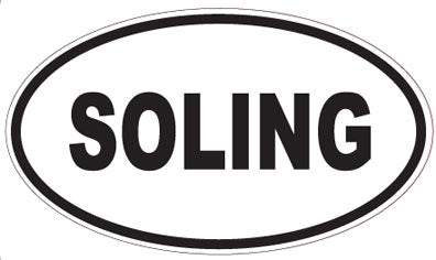 SOLING - Oval Sticker
