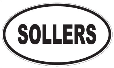 SOLLERS - Oval Sticker