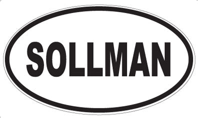 SOLLMAN - Oval Magnet