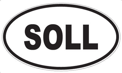 SOLL - Oval Magnet