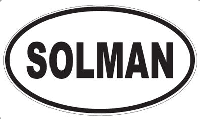 SOLMAN - Oval Magnet