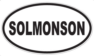 SOLMONSON - Oval Magnet
