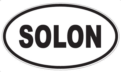 SOLON - Oval Sticker