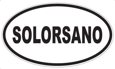 SOLORSANO - Oval Magnet