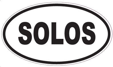 SOLOS - Oval Magnet