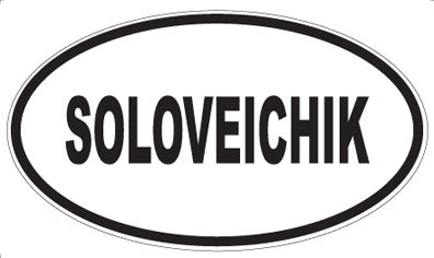 SOLOVEICHIK - Oval Sticker