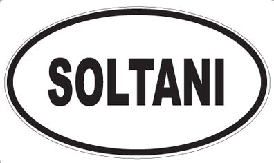 SOLTANI - Oval Magnet
