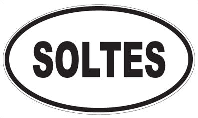 SOLTES - Oval Magnet