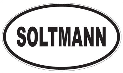 SOLTMANN - Oval Sticker