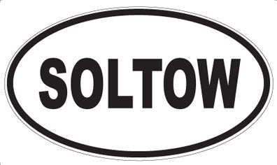 SOLTOW - Oval Sticker
