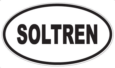 SOLTREN - Oval Magnet