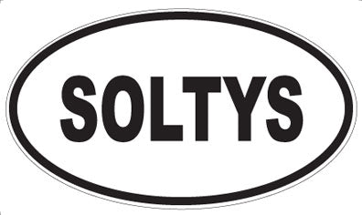 SOLTYS - Oval Sticker