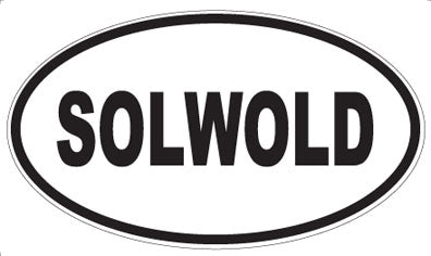 SOLWOLD - Oval Sticker