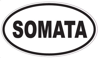 SOMATA - Oval Sticker