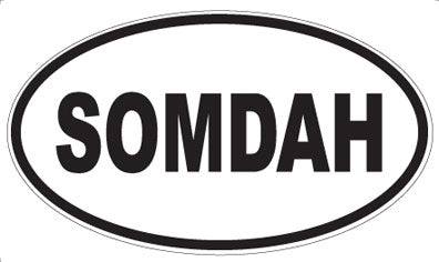 SOMDAH - Oval Magnet