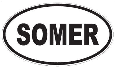 SOMER - Oval Sticker