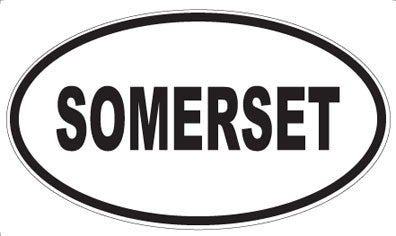 SOMERSET - Oval Magnet