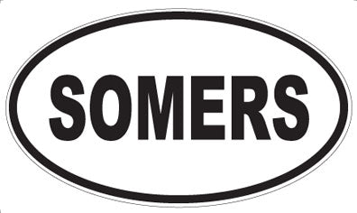 SOMERS - Oval Magnet