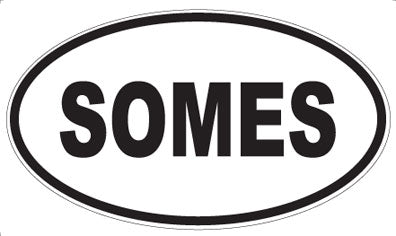 SOMES - Oval Magnet