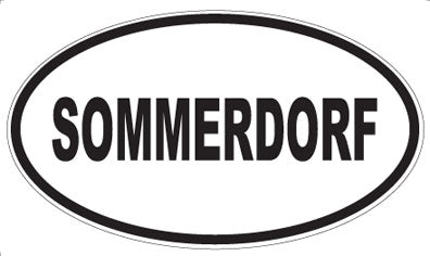 SOMMERDORF - Oval Magnet