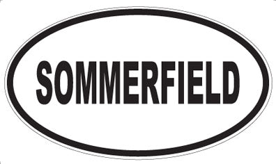 SOMMERFIELD - Oval Sticker