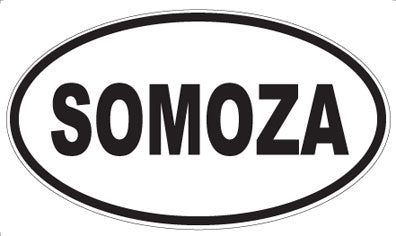 SOMOZA - Oval Magnet