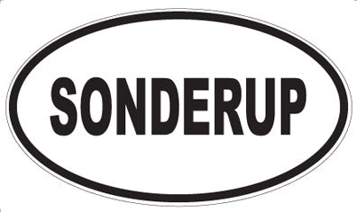 SONDERUP - Oval Magnet