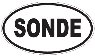 SONDE - Oval Magnet