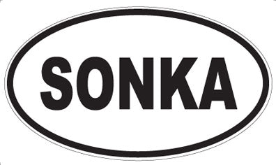 SONKA - Oval Magnet