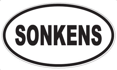 SONKENS - Oval Magnet