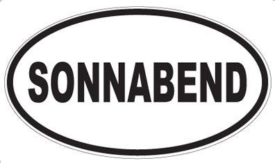 SONNABEND - Oval Magnet