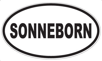 SONNEBORN - Oval Magnet
