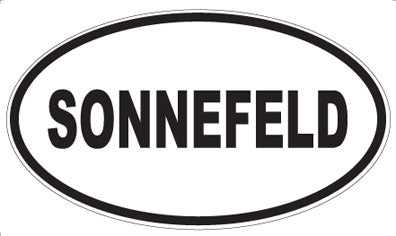 SONNEFELD - Oval Magnet