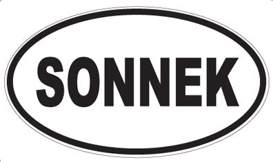 SONNEK - Oval Magnet