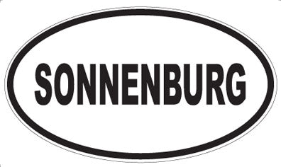 SONNENBURG - Oval Magnet