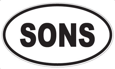 SONS - Oval Magnet
